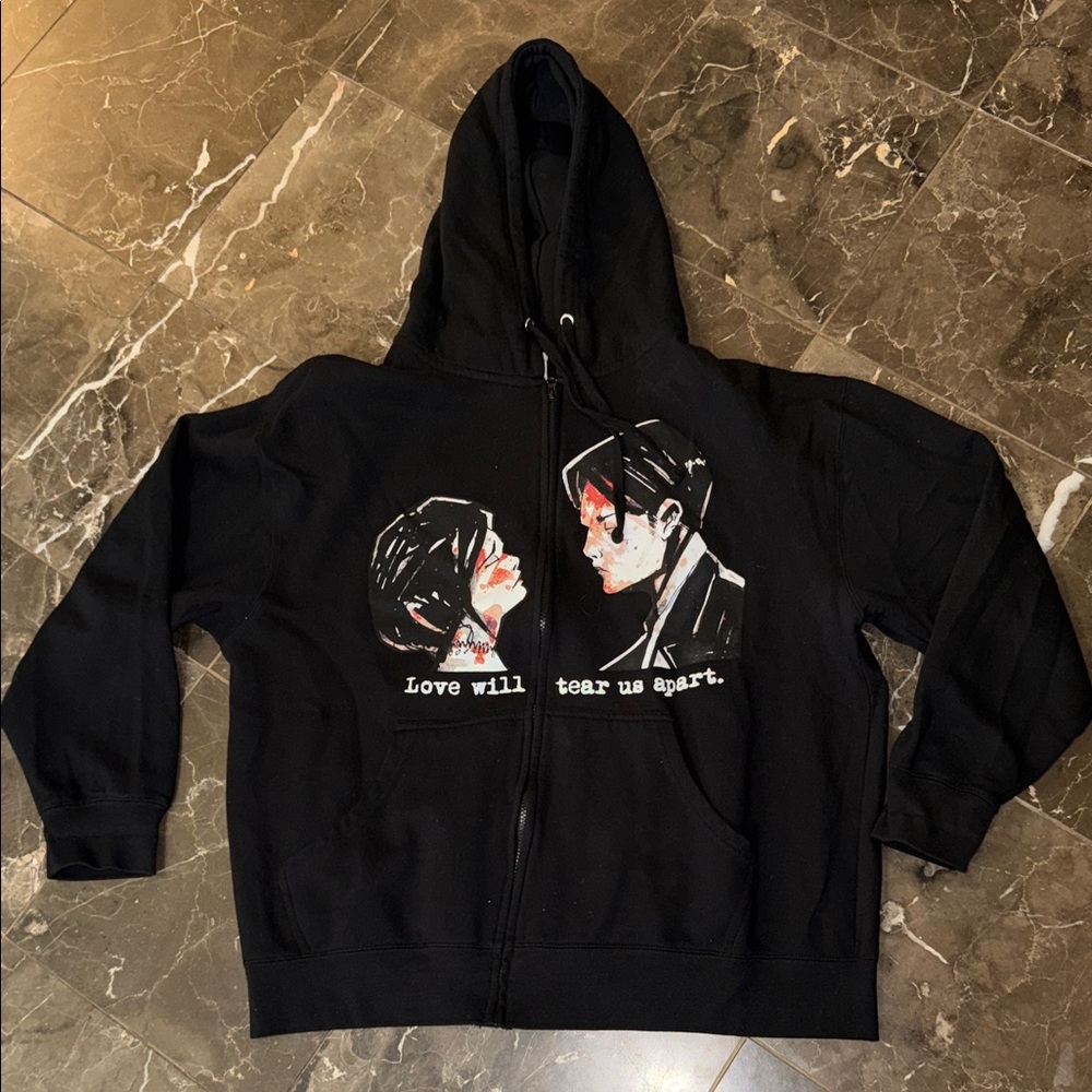 From Hot Topic My Chemical Romance band zip up Hoodie XL